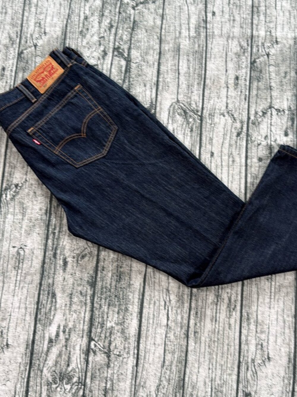 Levi's 514 Jeans W40 L30 Blue Straight Fit New Unworn Dark Wash